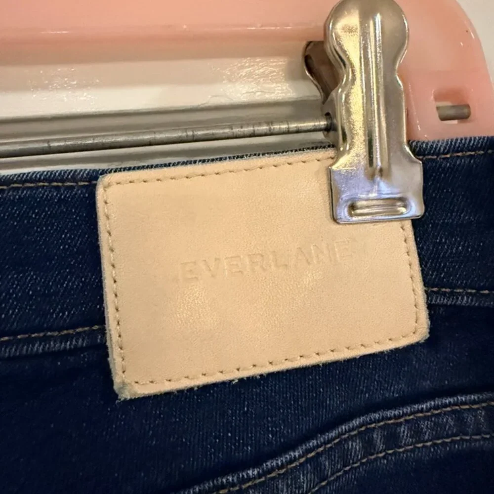 Everlane Modern Flare Jean, Dark Blue - Picture 6 of 6